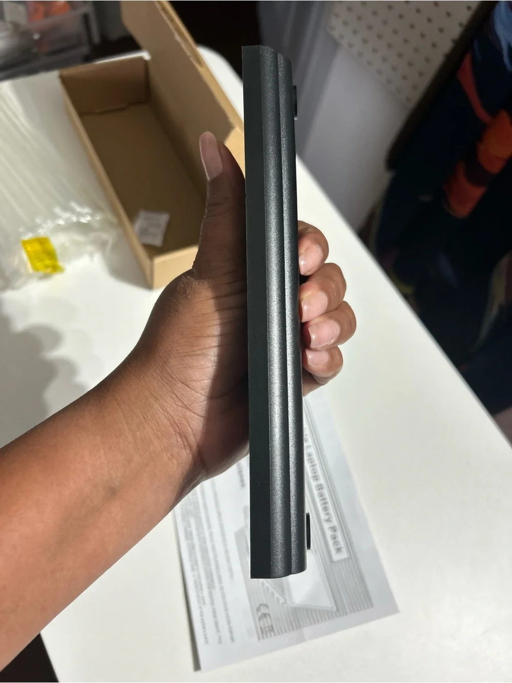 Black Rechargeable Laptop Battery Pack